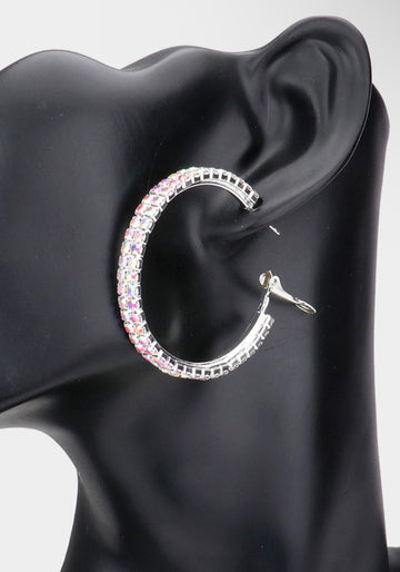 Rhinestone Hoops