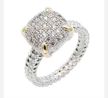 CZ pave ring