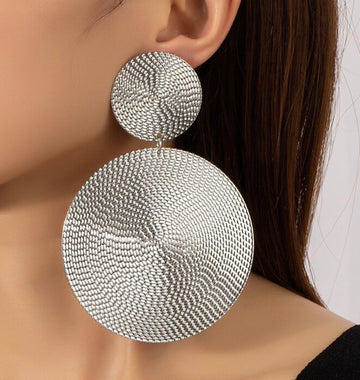 Assorted Disc Drop Earrings