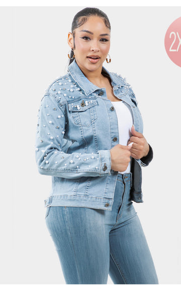Bling Light Denim Jacket