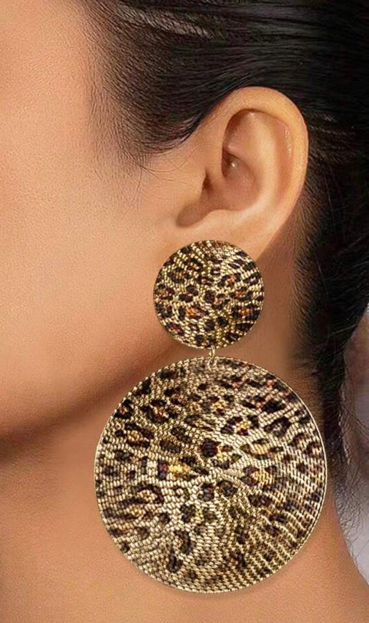 Assorted Disc Drop Earrings