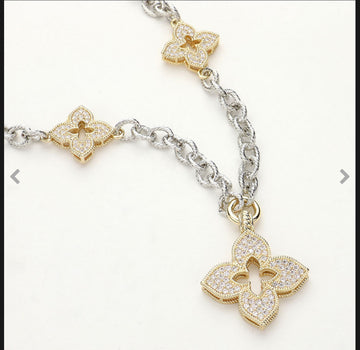 14k Gold Plated CZ stone