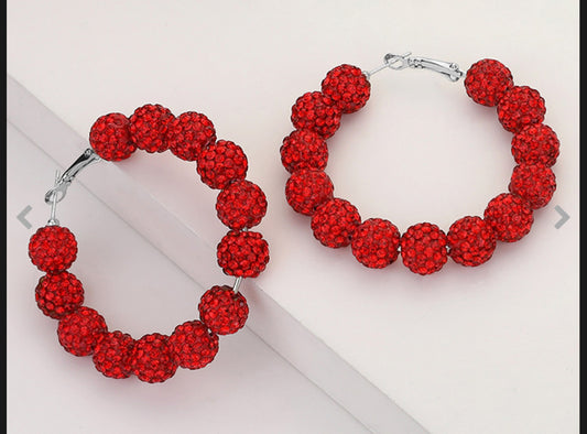 Pebbles hoop earrings