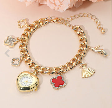 Link Chain Charm Watches