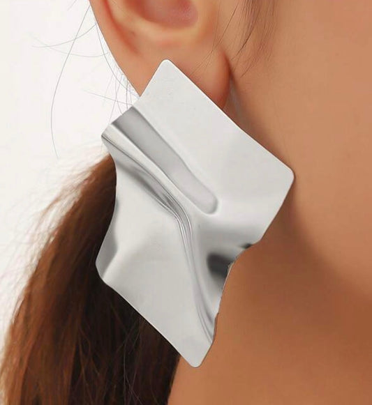 Abstract post earrings