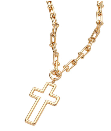 Open Cross Pendant