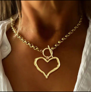 Open Heart Necklace