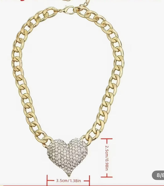 Unique Heart Link Necklaces