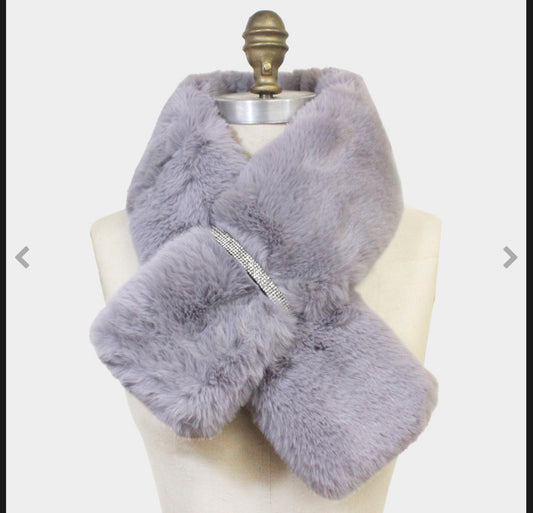 Rhinestone Pull Thru Scarves