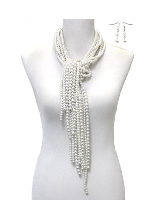Pearl Scarf Necklace